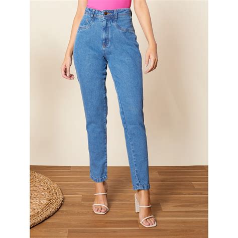 calça jeans sem bolso atras